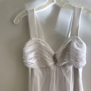White weeding dress